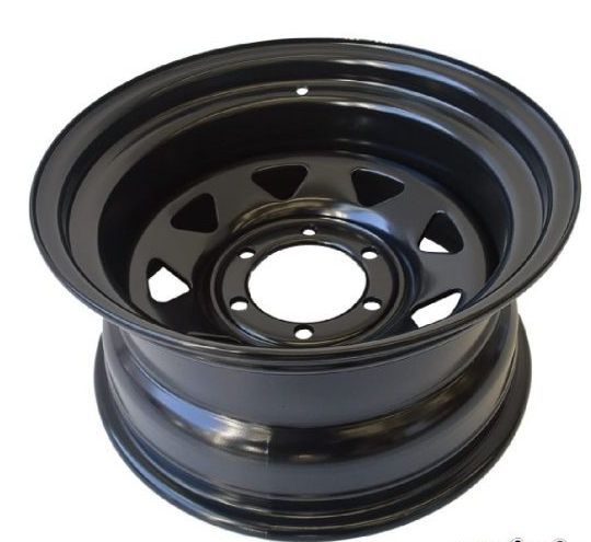 Jante Ferro Tyrex 8×16 ET-35 “Black” Furação Japonesa