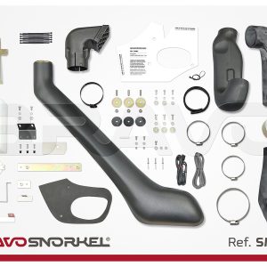 SNORKEL BRAVO - MITSUBISHI PAJERO 4 NS / NT / NW (2007 - Onwards)