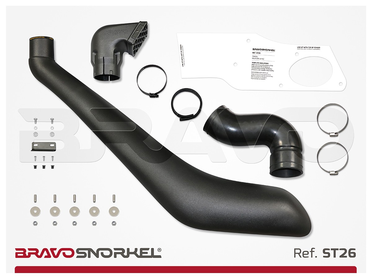 SNORKEL BRAVO - TOYOTA HILUX 126 SERIES REVO (2016 - Onwards)