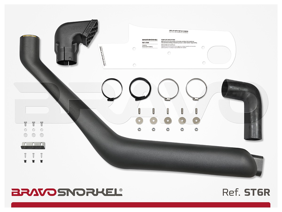 SNORKEL BRAVO - TOYOTA HILUX 167 SERIES (1998 - 2005)
