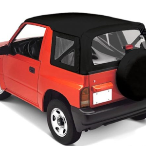 Capota Lona Preta com Janelas Laterais Removíveis