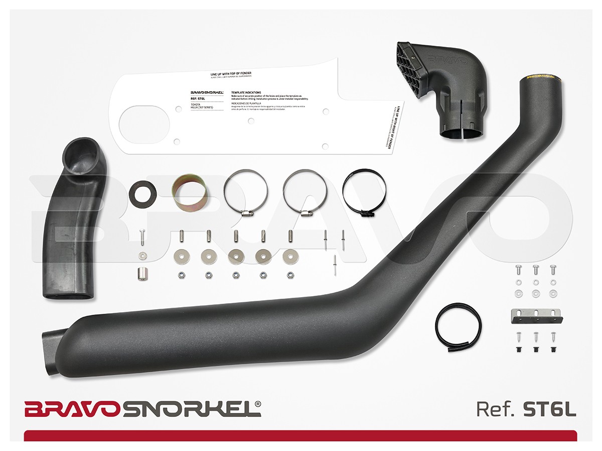 SNORKEL BRAVO - TOYOTA HILUX 167 SERIES (1998 - 2005)